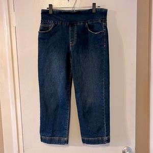 Gloria Vanderbilt pull-on stretch denim capris